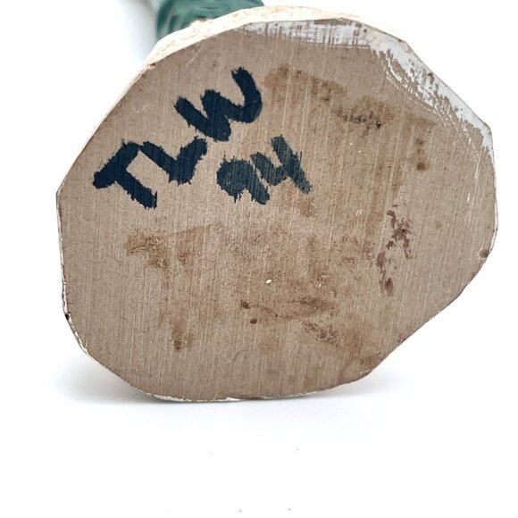 Jim Shore Christmas Pencil Santa Claus Green 1990 11.5” Tall KLE 2509 JS 7 - Picture 3 of 16